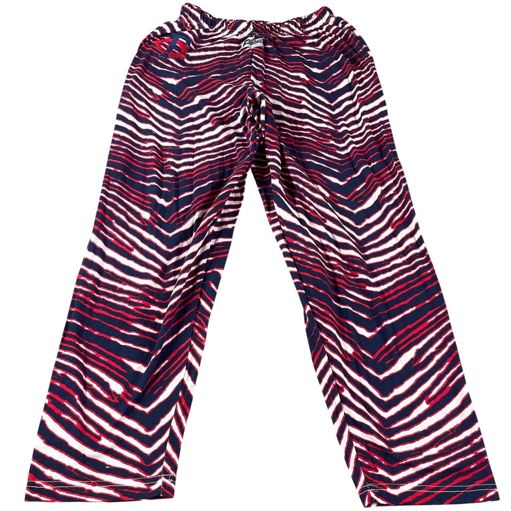 Minnesota Twins Pants Adult Small Red Blue Zubaz Cotton Sweatpants Mens Comfort